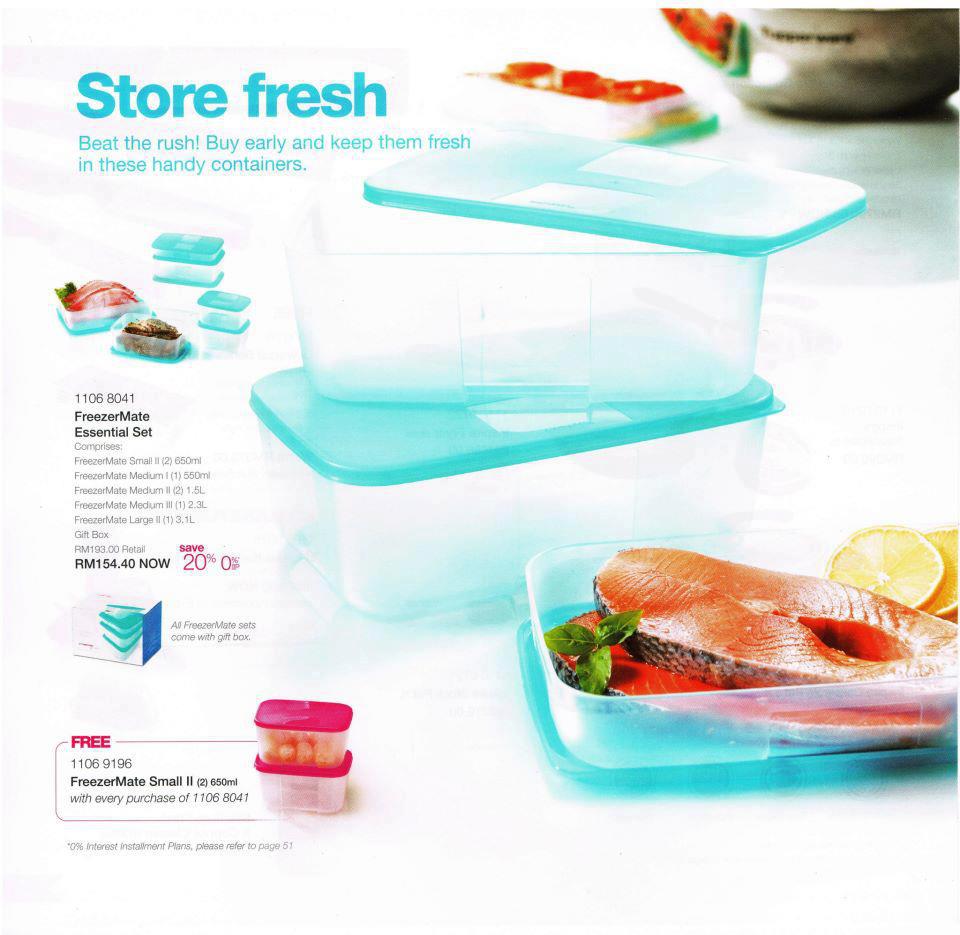 TUPPERWARE WONDERLAND FREEZERMATE ESSENTIAL SET