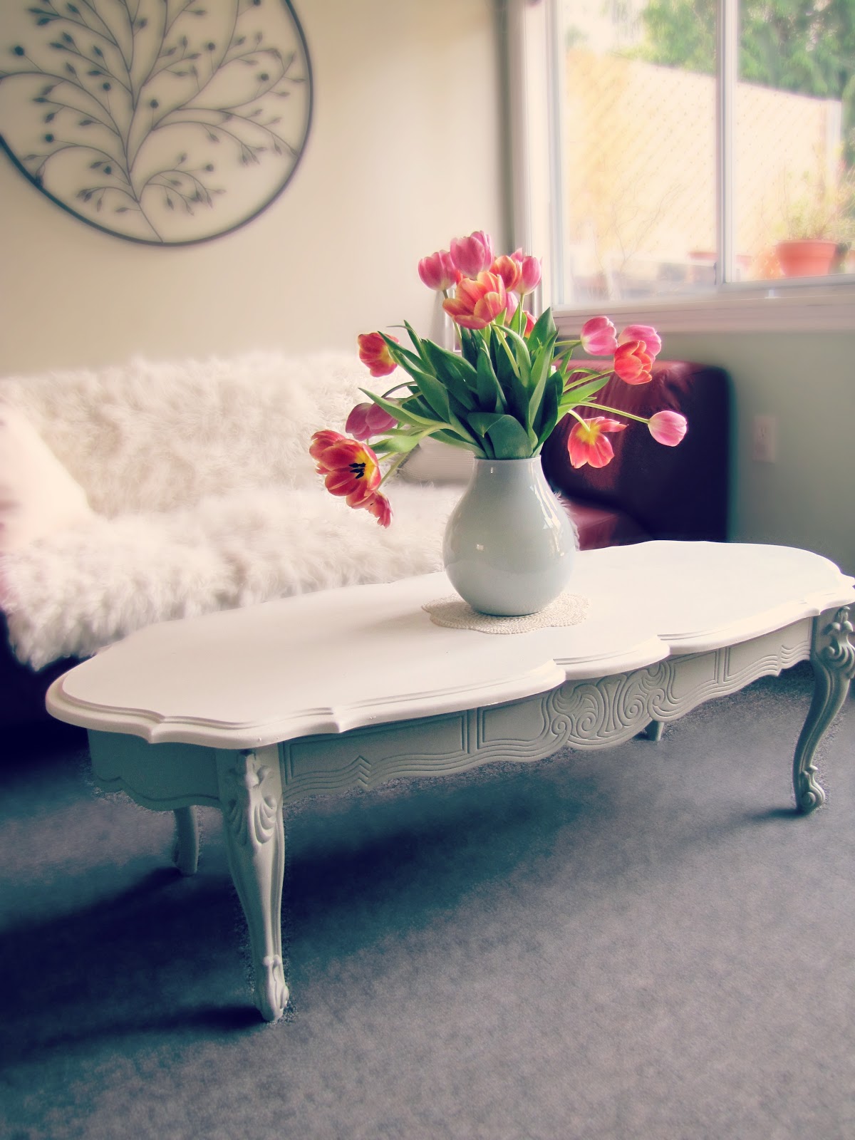 tarino bambino Chalk painted coffee table...