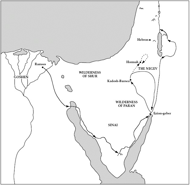 Into The King's Garden: The Wilderness Wanderings