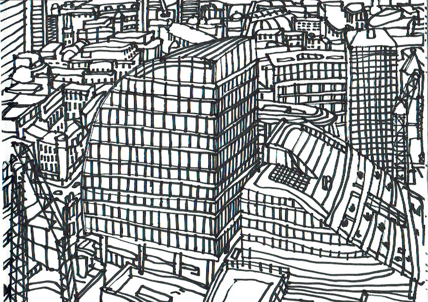 London From 32 Floors Up Urban Sketchers