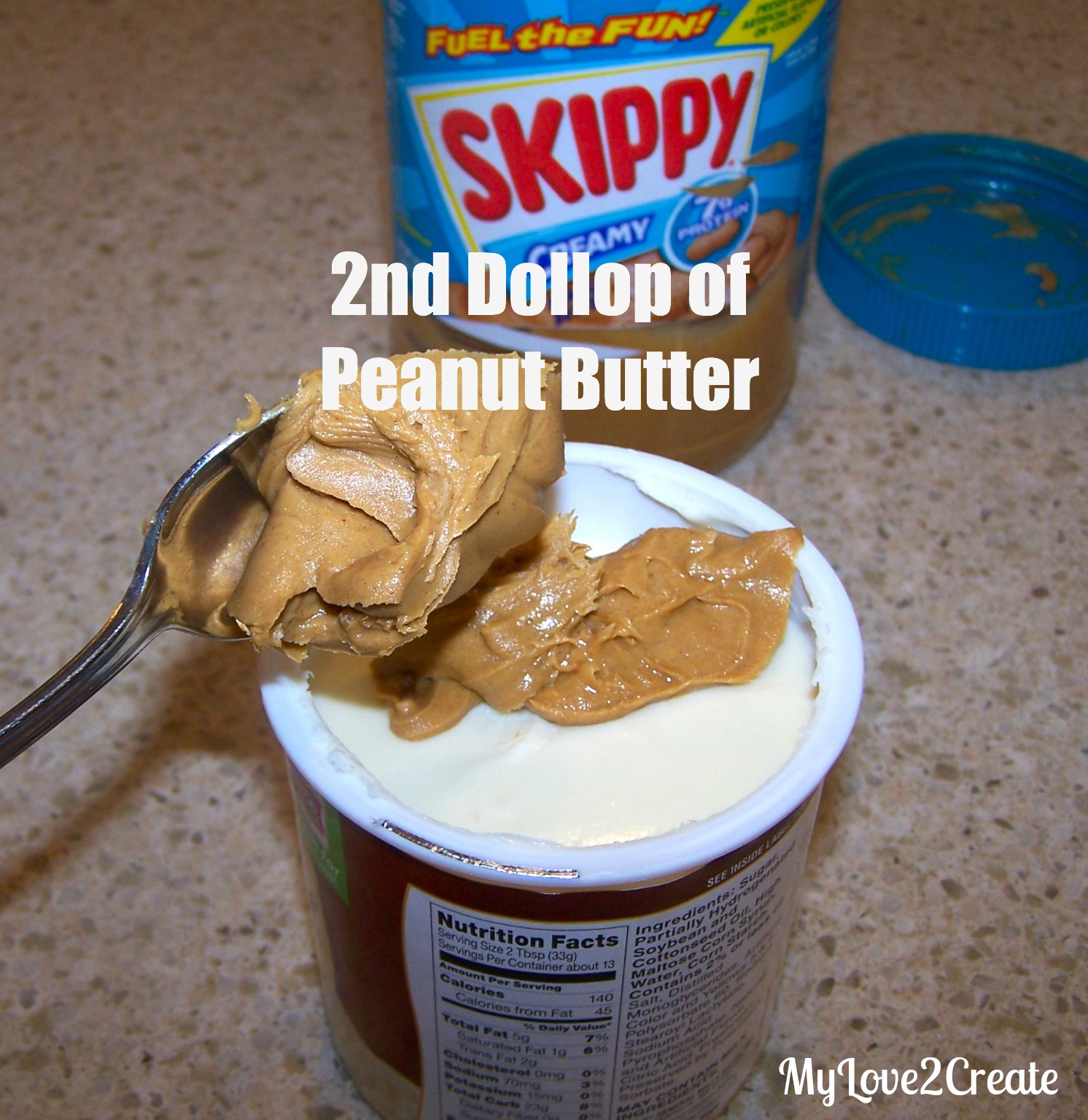 1 Minute Peanut Butter Frosting My Love 2 Create