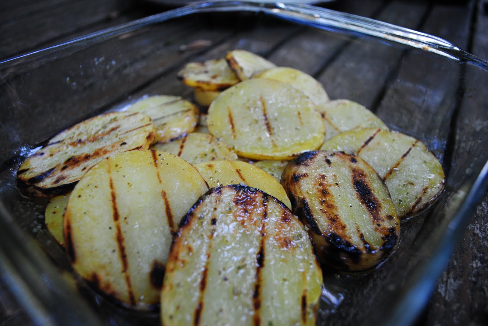The Perfect Summer BBQ Side Dish Grilled Potatoes with Herb Vinaigrette The Enchanted Spoon