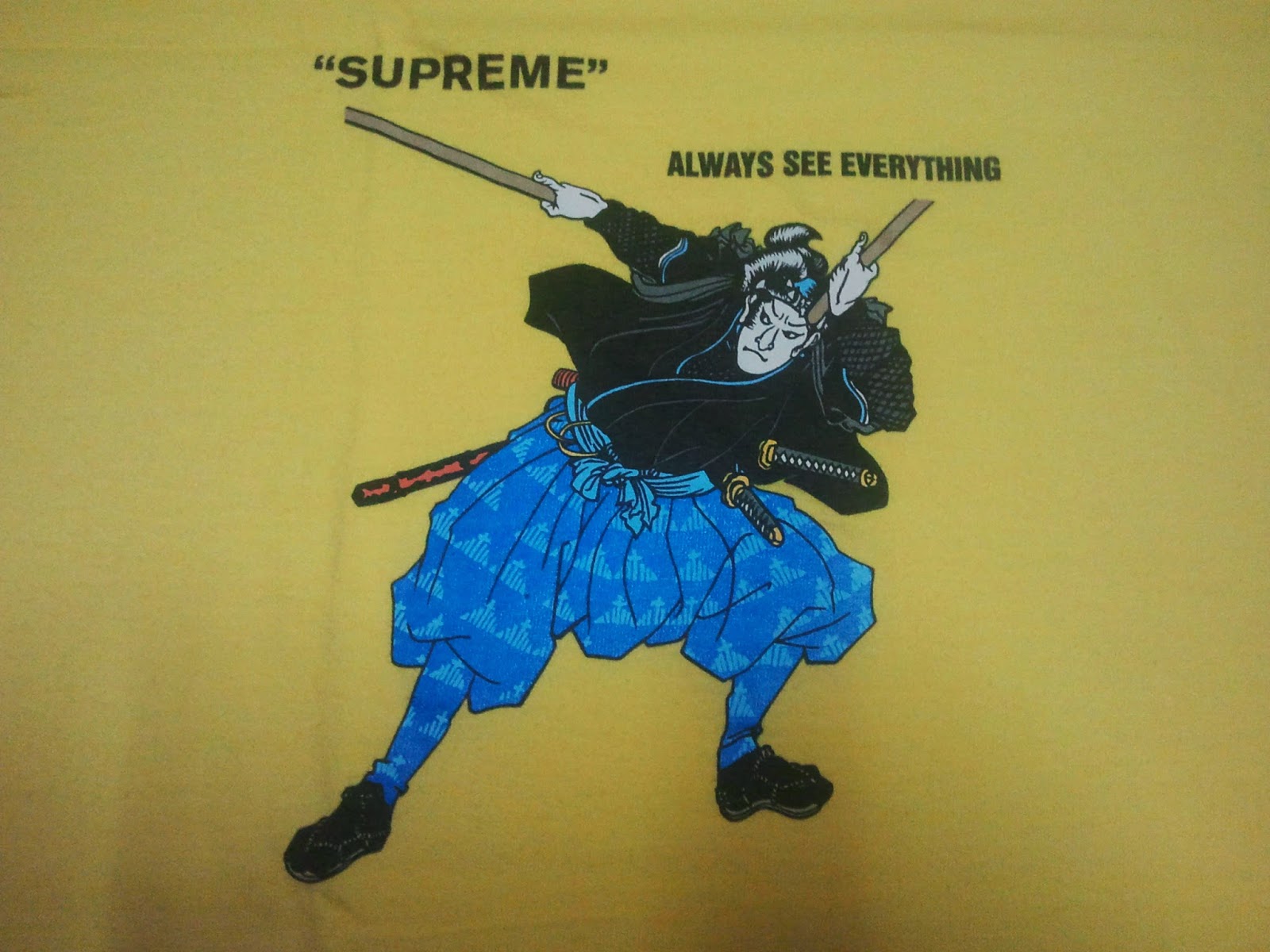 supreme always see everything tee