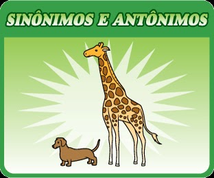 SINÔNIMO E ANTÔNIMO