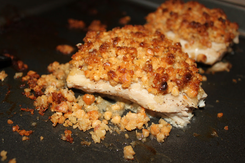 Naturally Delicious Macadamia Crusted Mahi Mahi with Peanut Sauce