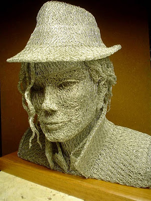 chicken wire and plaster sculpture