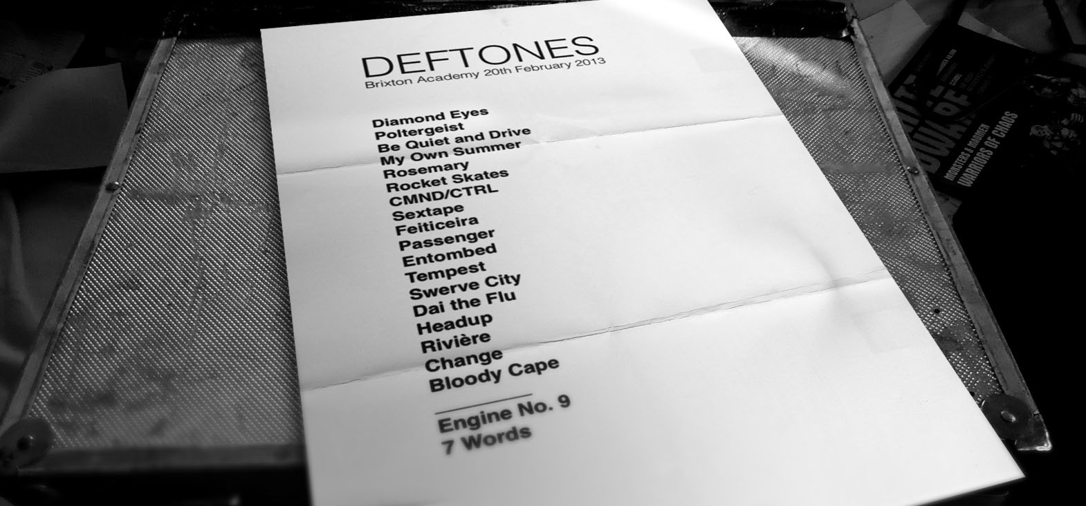 Deftones Setlist March 1 2013