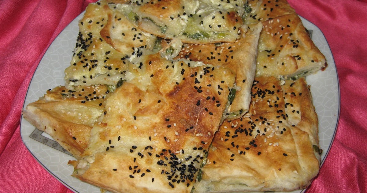 Pembe Kartanesi PırasalıIspanaklı Börek