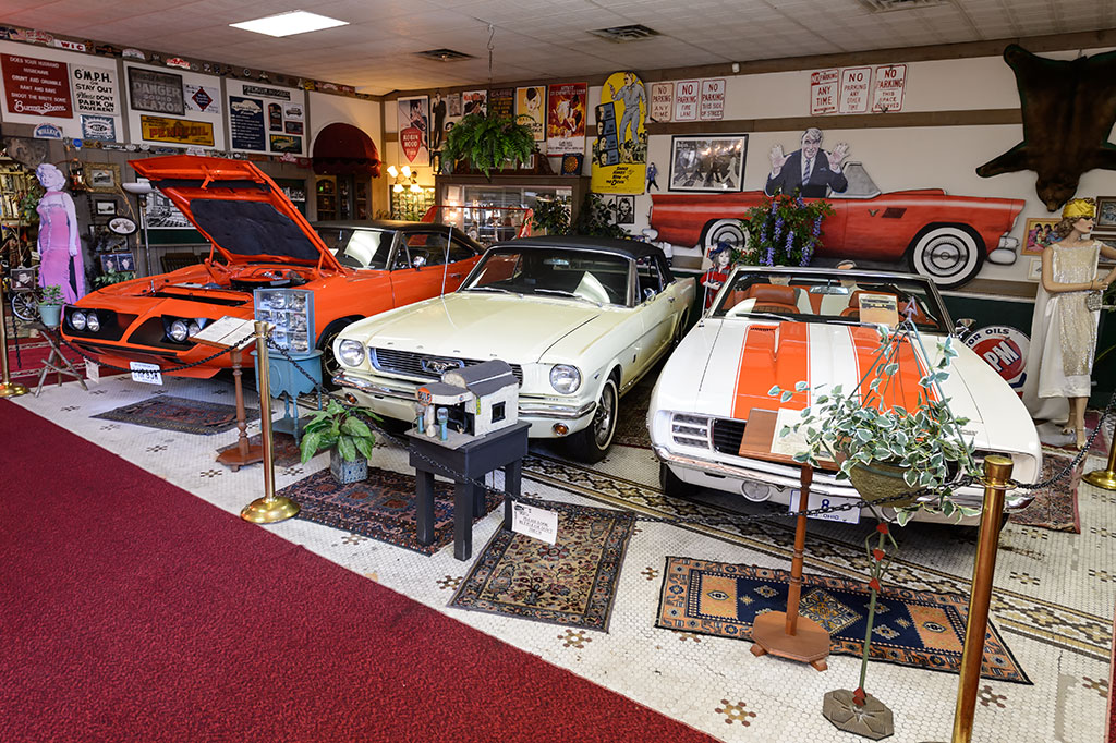 Muscle cars at the Canton Classic Car Museum