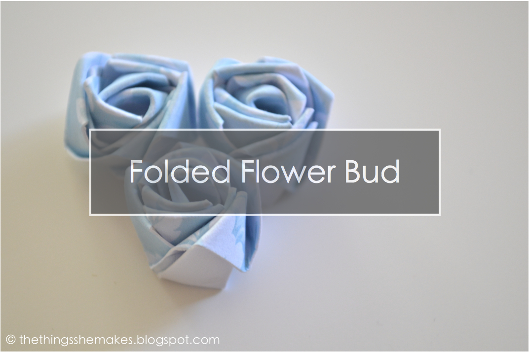 How To Make a Paper Flower Bud The Things She Makes