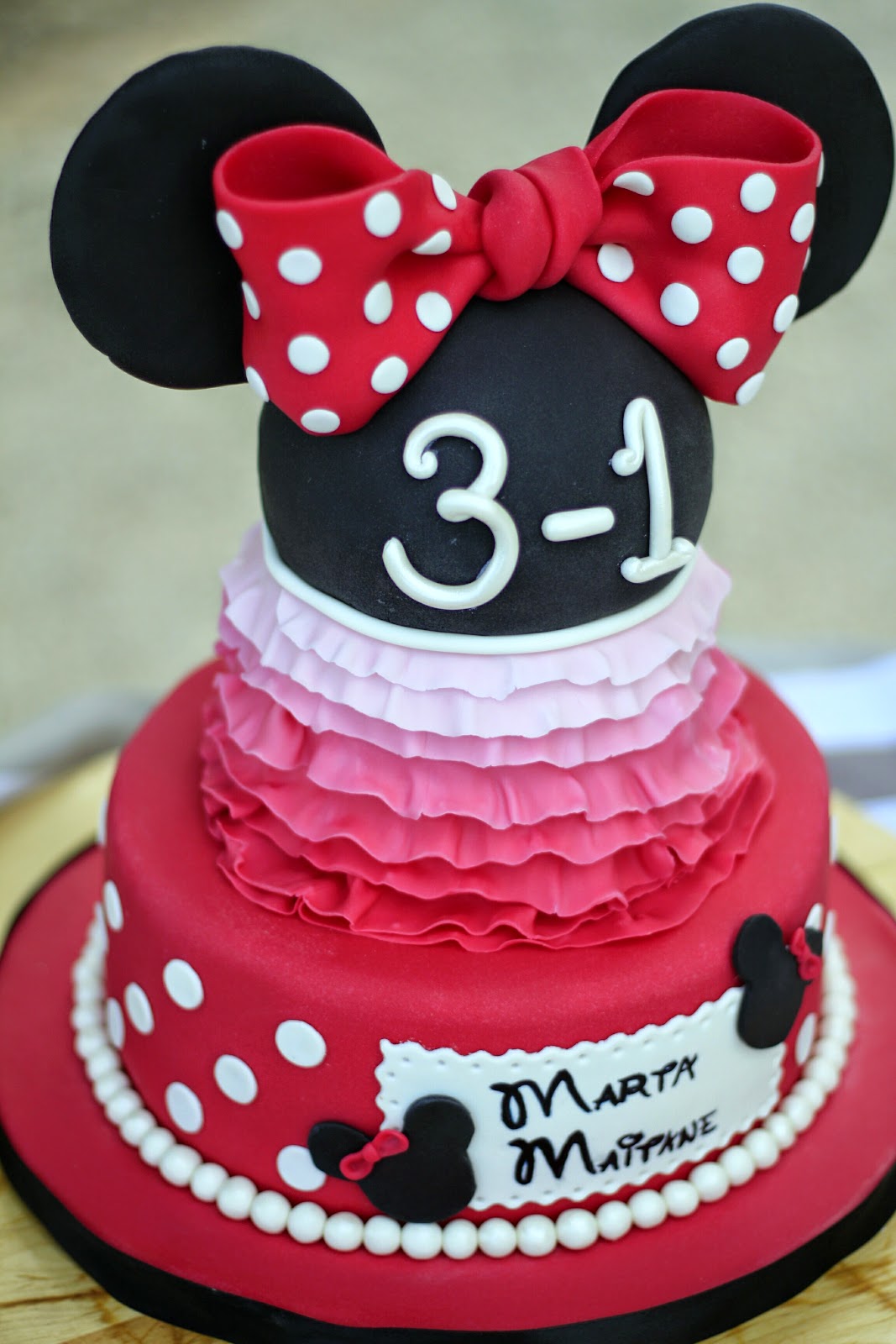 Tarta Minnie Mouse Tarta Minnie Mouse