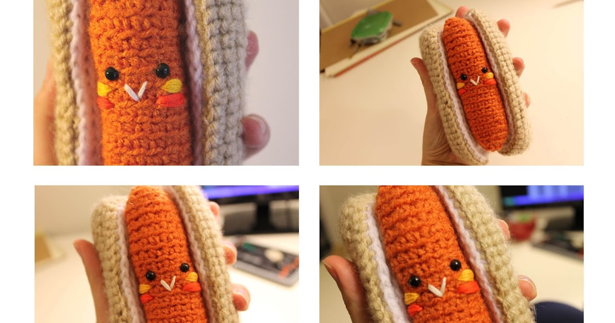 Amigurumi Food: Hot Dog Amigurumi