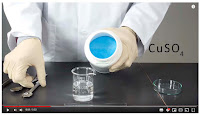 Una Reacción Redox. Sulfato de Cobre + Zinc. Experimento.