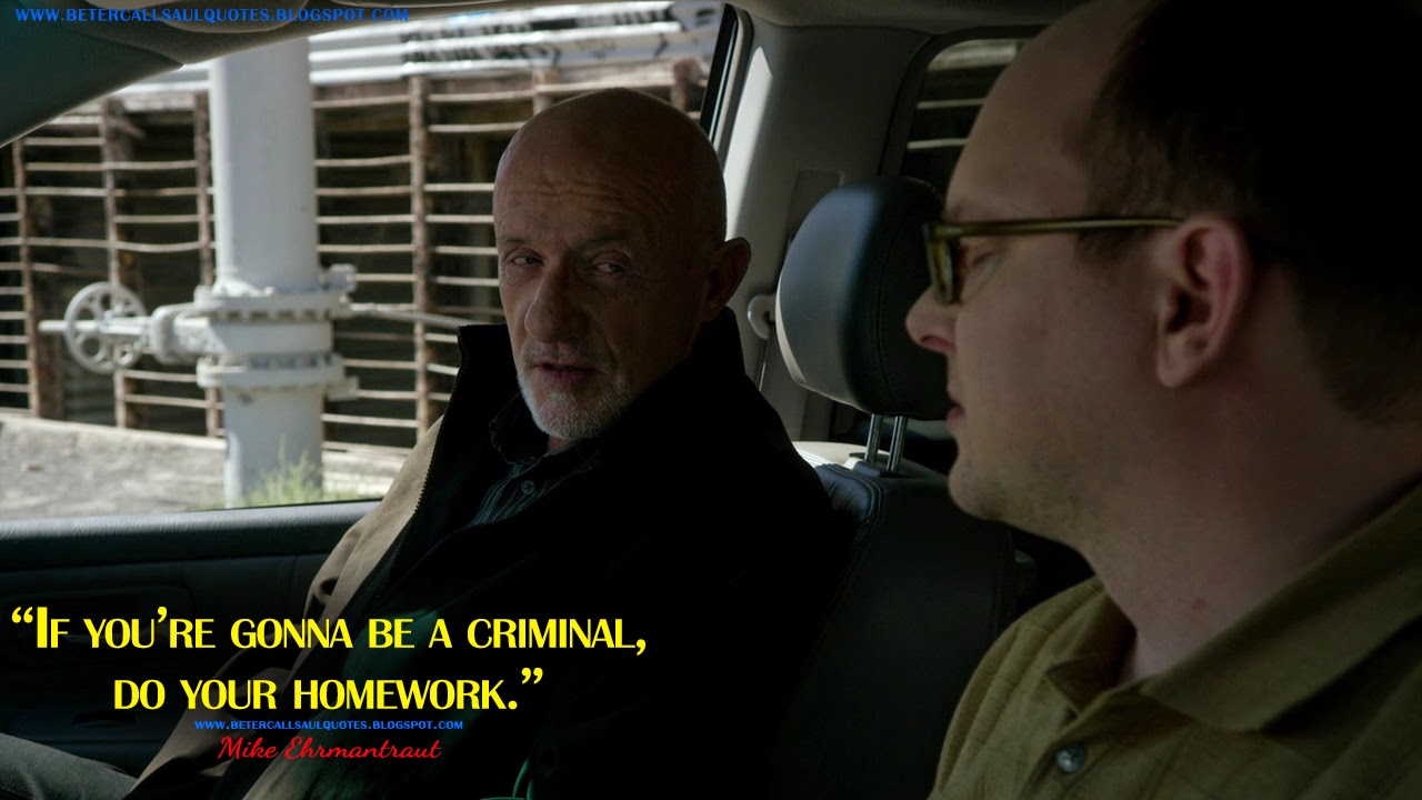 If you're gonna be a criminal, do your homework.