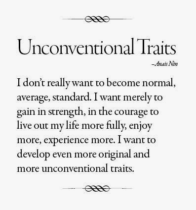 Unconventional Traits