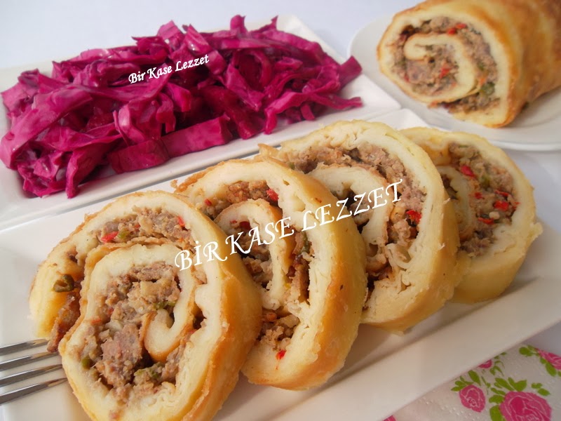 kıymalı börek rulo