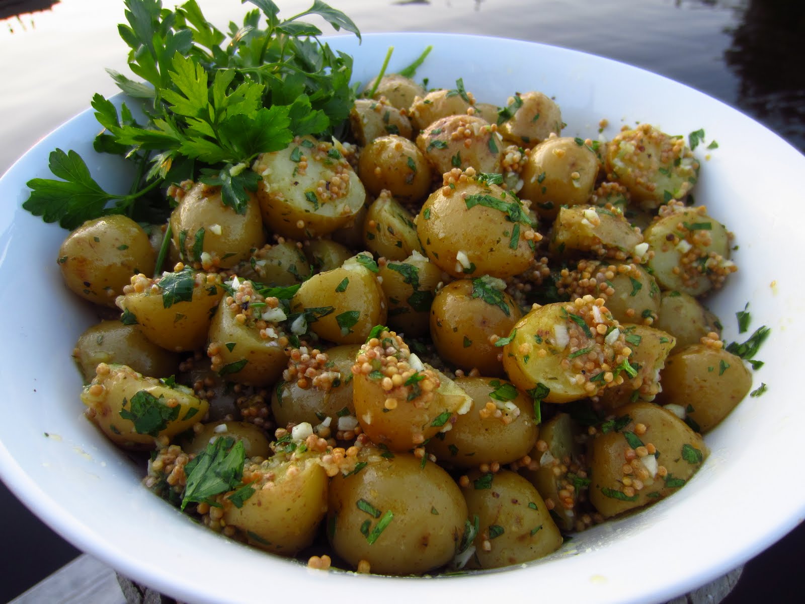 Gluten Free Blondie Recipe Grilled Lemony Potato Salad with Mustard