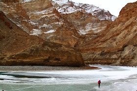Frozen Zanskar River, Chadar Trek, Ladakh Frozen Zanskar River, Chadar Trek, Ladakh