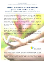 PRÁTICA DE YOGA SOLIDÁRIA EM MASSAMÁ, Quarta Feira, 1 de Maio de 2013