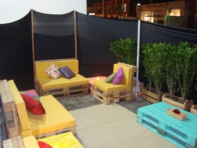 mobiliario jardim area:Wood Pallet Patio Furniture mobiliario jardim area:Wood Pallet Patio Furniture