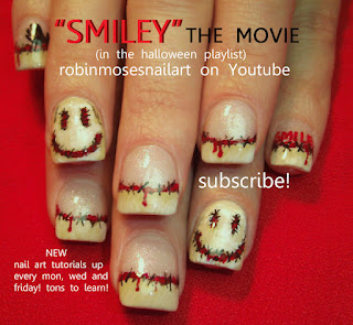 night of the living dead nail art, zombie nail art, smiley the movie nail art, horror film nail art, scary nail art, halloween nail art, horror film nail art, ghost nail art, robinmosesnailart, totallysketch nail art, shane dawson nail art, smiley the movie, smiley movie october 11, 50 shades of grey nails, french manicure in flesh, ripping flesh, 