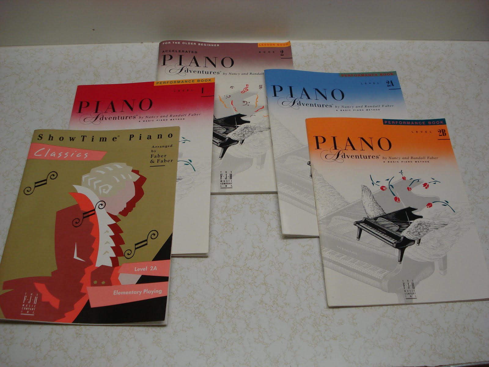 The Road Back To Mexico: *SOLD* Five Piano Lesson Books.......$10.00