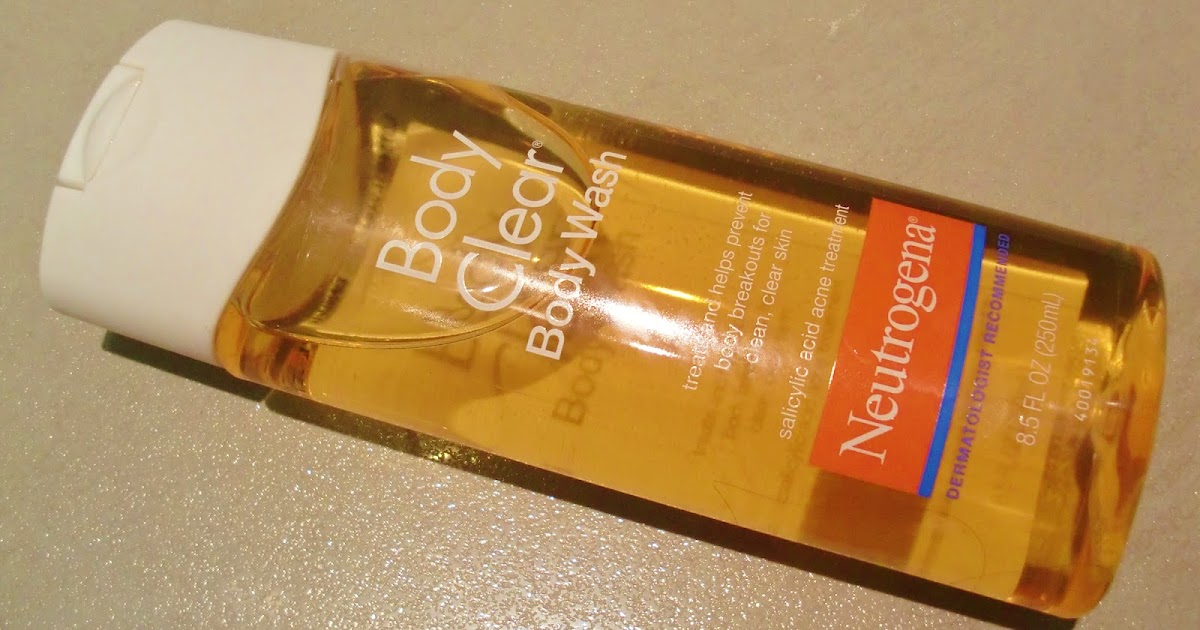 Melissa's Makeup Blog Review Neutrogena Body Clear salicylic acid body wash