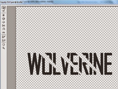 Photoshop Tutorial  : Wolverine Text Effect