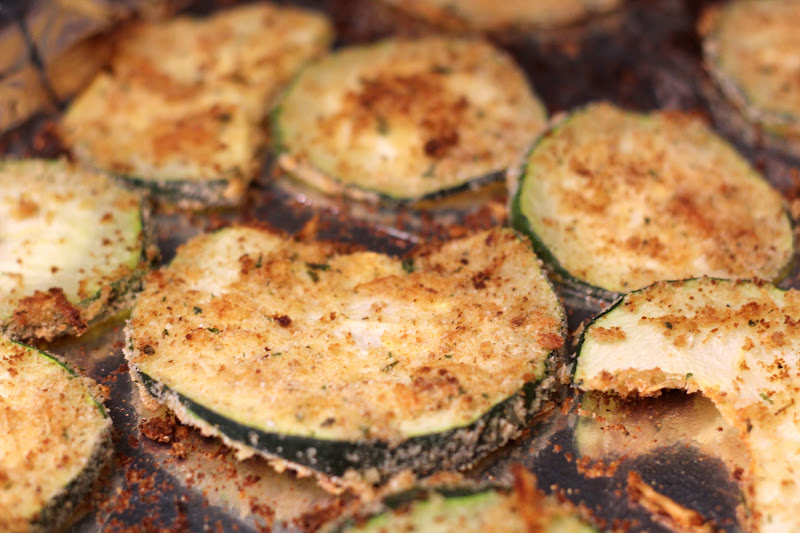 embellishments Baked "Fried" Zucchini Rounds