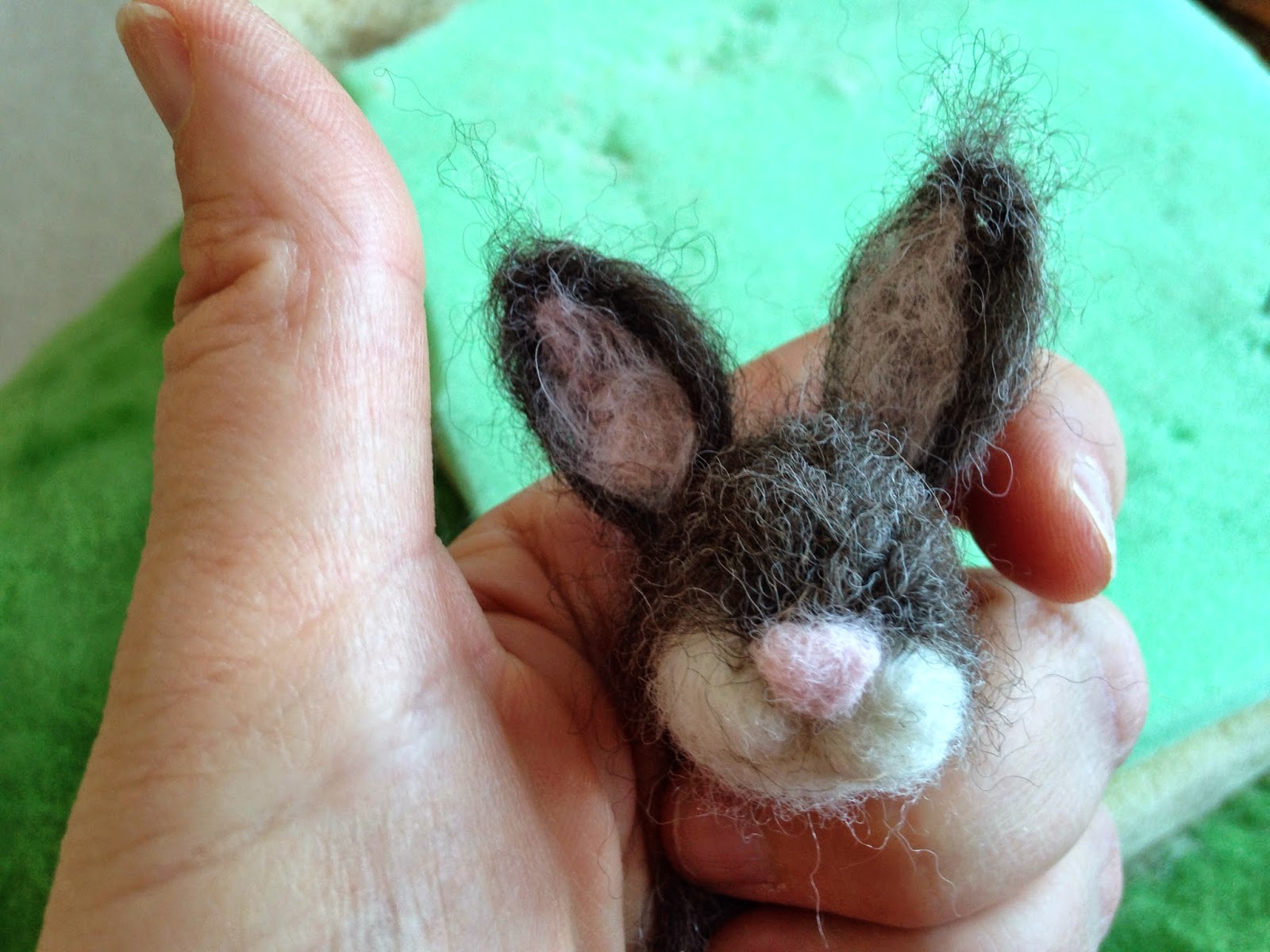 Claudia Marie Felt How to Make a Needle Felted Bunny and Giveaway