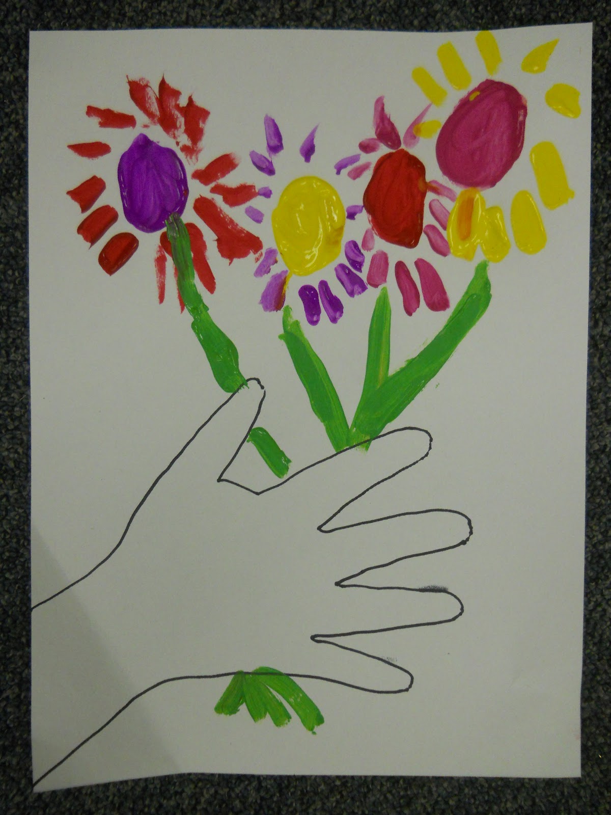 Mrs. T's First Grade Class: Picasso Flowers