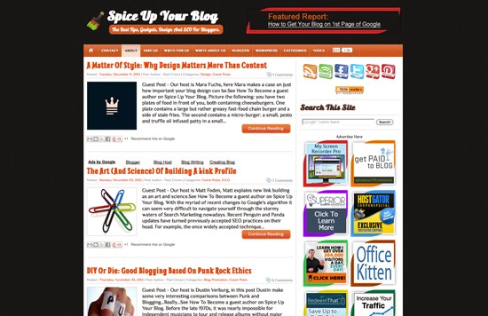 Spice Up Your Blog 
