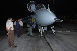 Indian Light Combat Aircraft. LCA Tejas. Night Flying Tests Indian Light Combat Aircraft. LCA Tejas. Night Flying Tests
