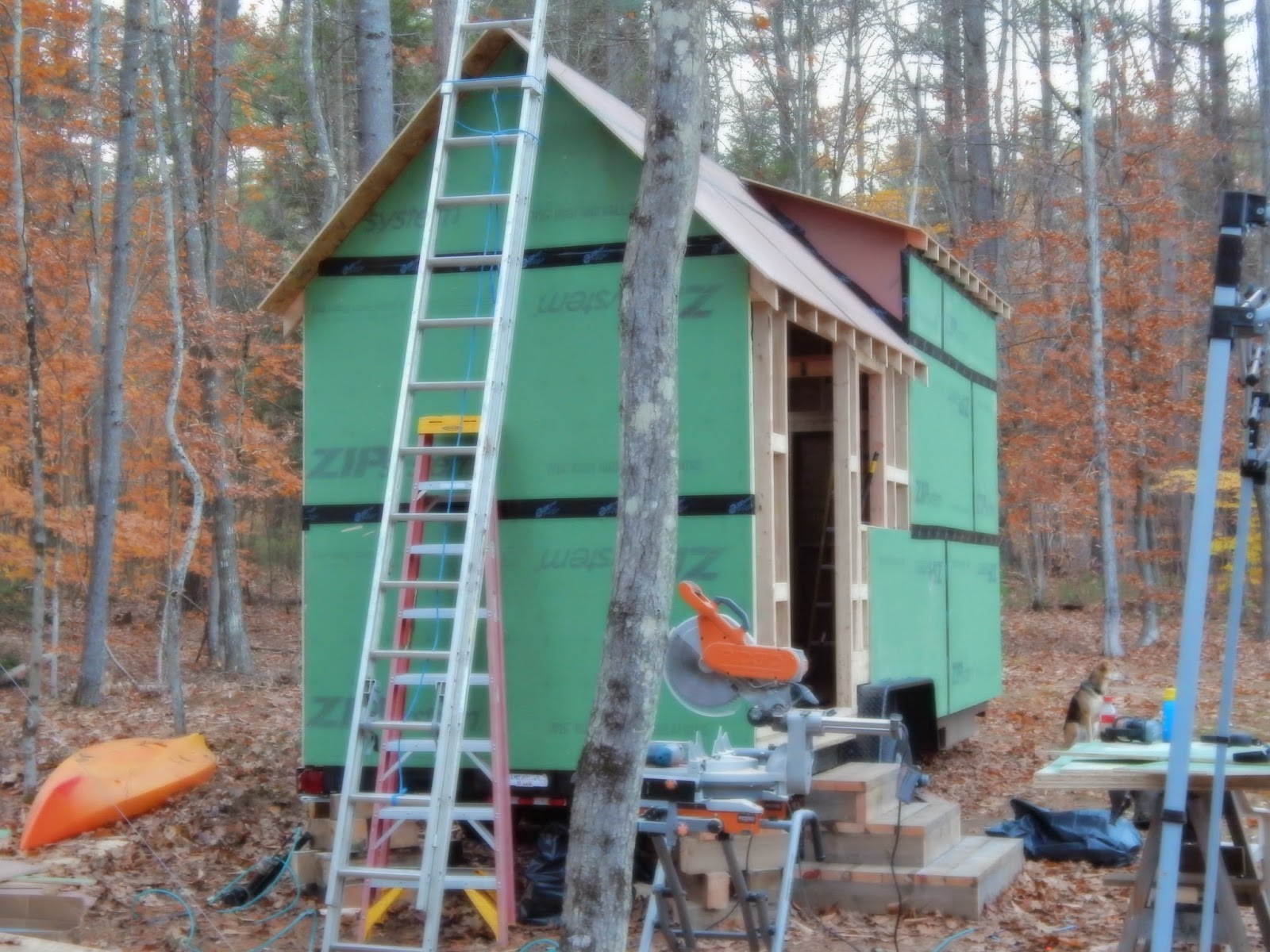 The Hutte A Tiny House Build Almost A Complete Hutte