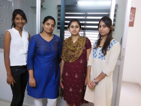 Shruti second from right