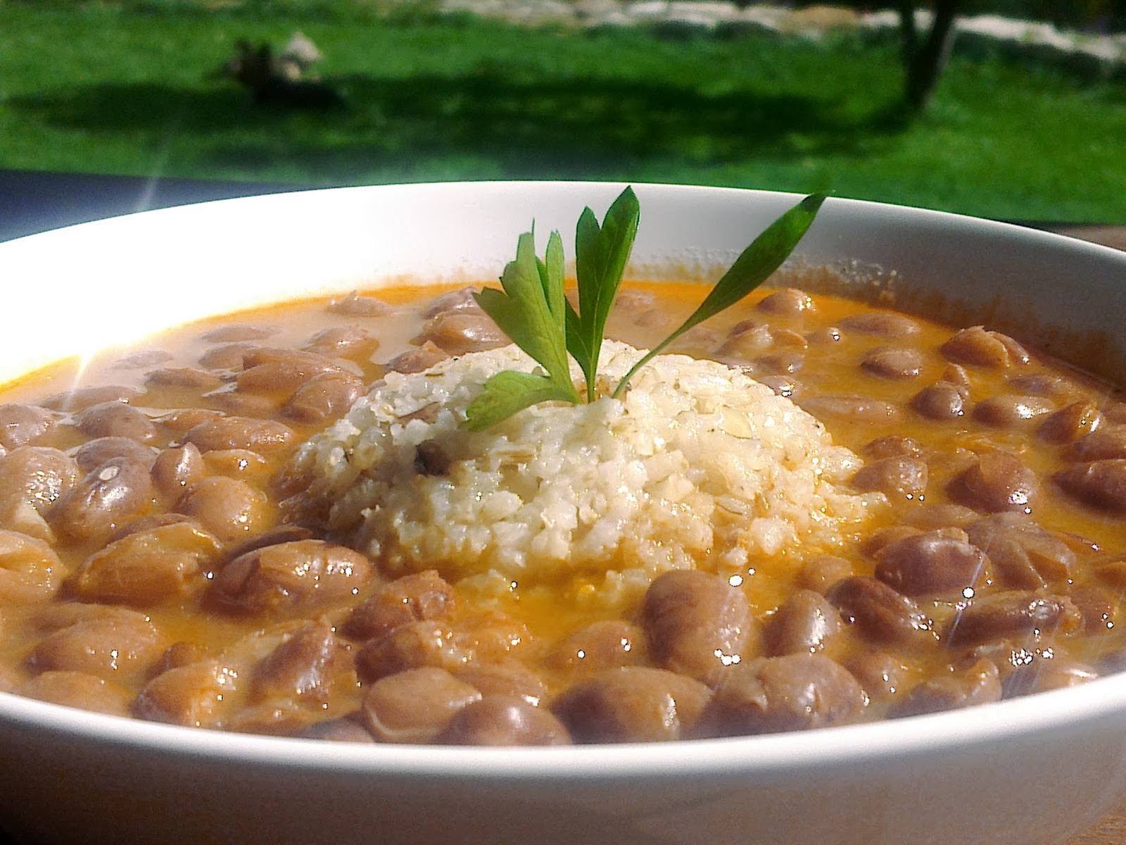 Judías Pintas Con Arroz
