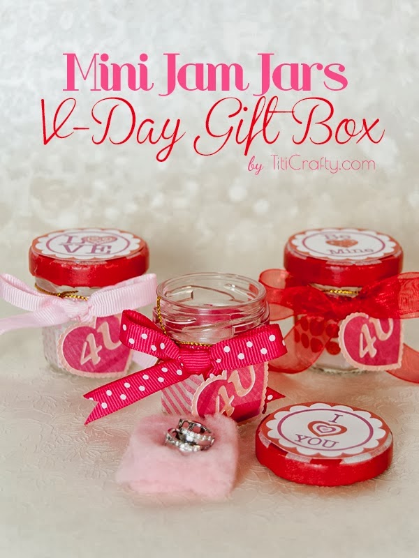 Mini Jam Jars Valentine's Gift Box 