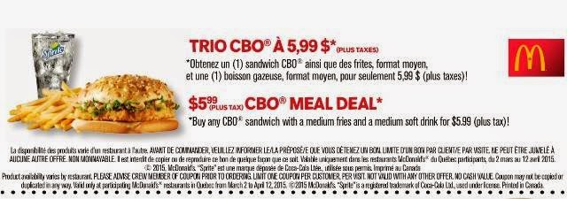 Mcdonalds coupons au