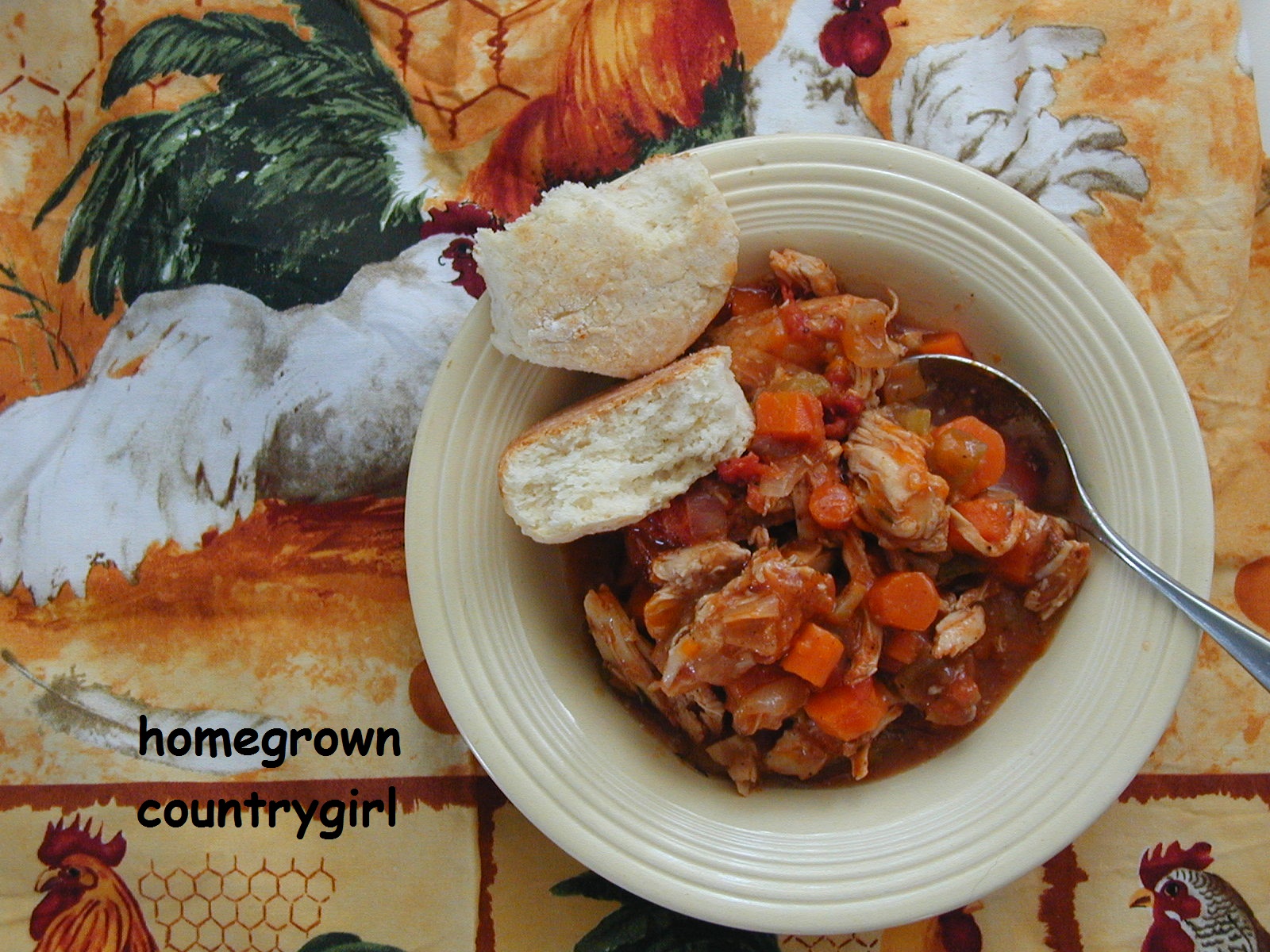 homegrown countrygirl Stovetop Tomato Chicken Stew