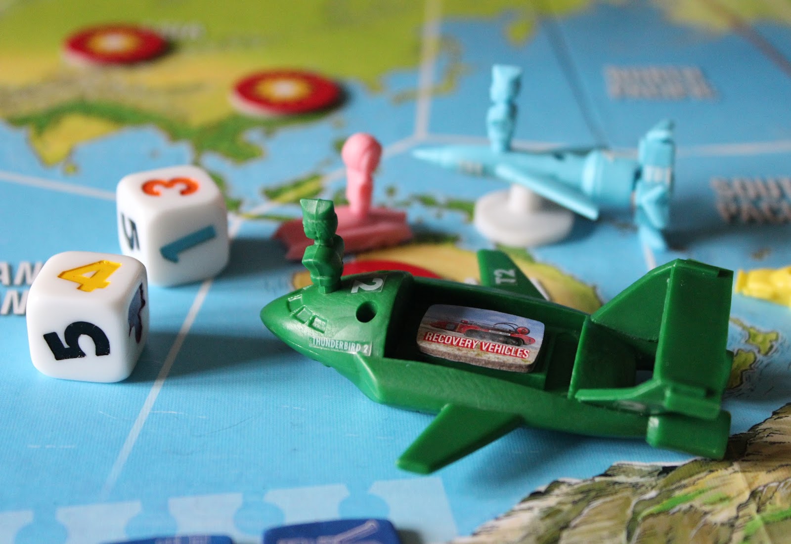 Random Nerdery Cardboard Thunderbirds Cooperative Board Game review