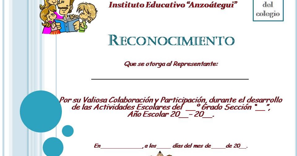 formatos para reconocimientos editables
