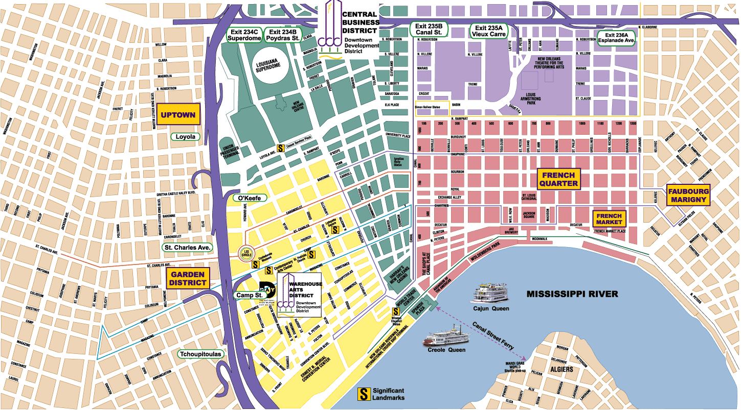 Garden District Map