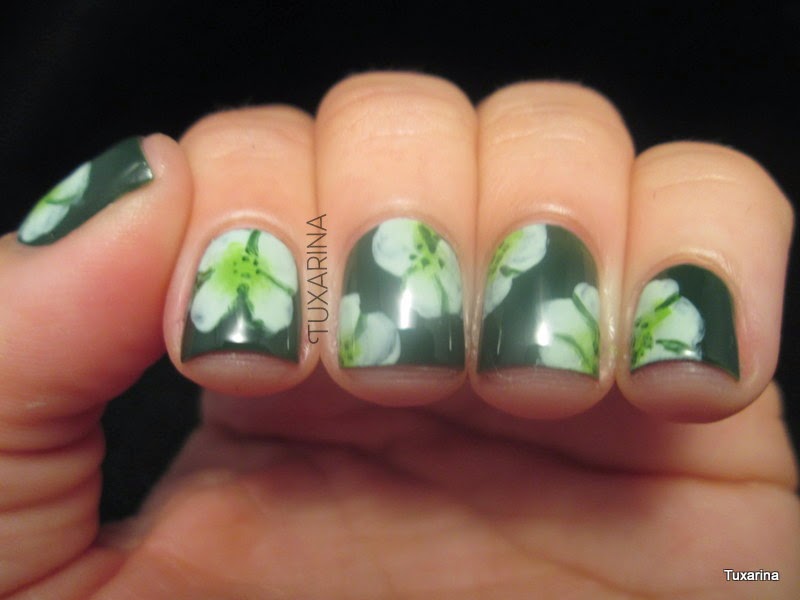 One Stroke Nail Art Orchid Step by Step - wide 1