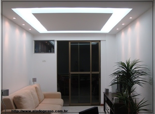 de luz fica muito bem em salas de estar como na foto ou em salas de Sala De Tv Com Teto De Gesso ~ de luz fica muito bem em salas de estar como na foto ou em salas de