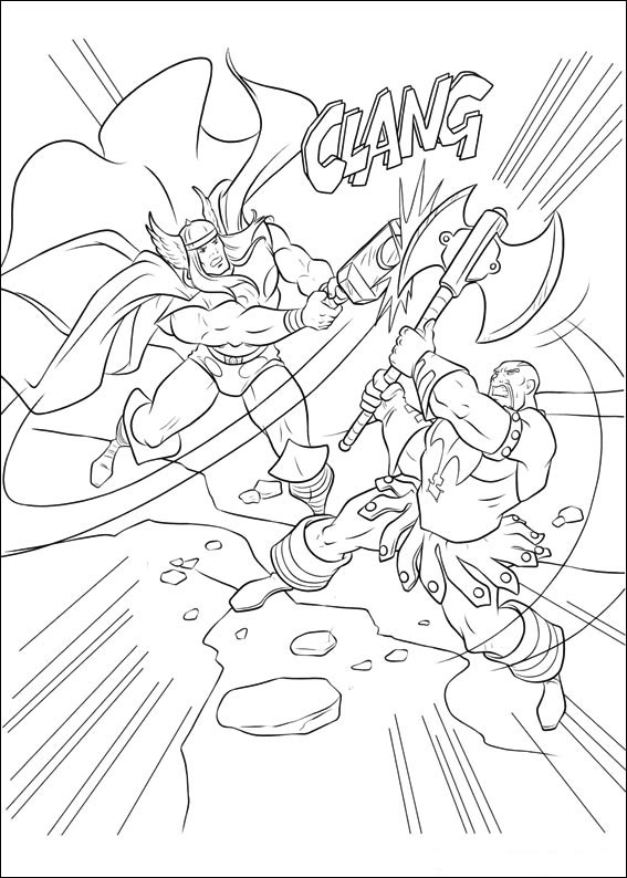 Thor Coloring Pages - Coloring Pages