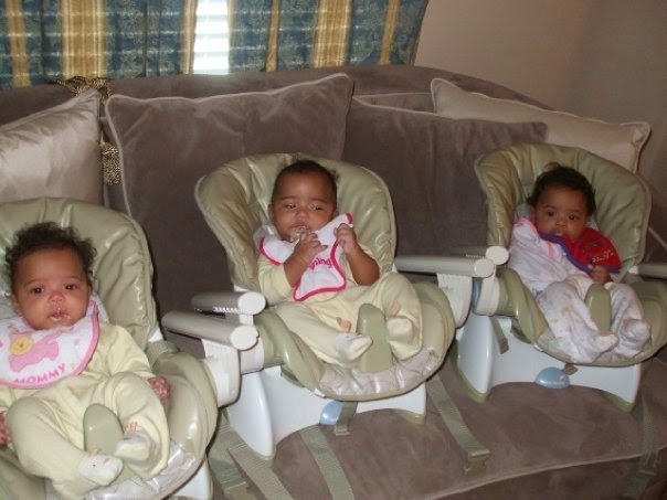 triplet high chair