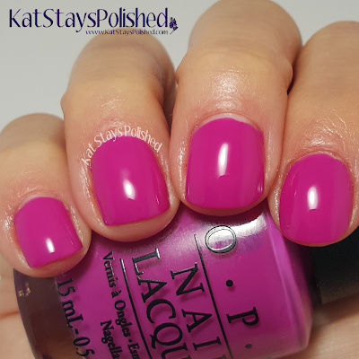 OPI Brights - The Berry Thought of You | Kat Stays Polished
