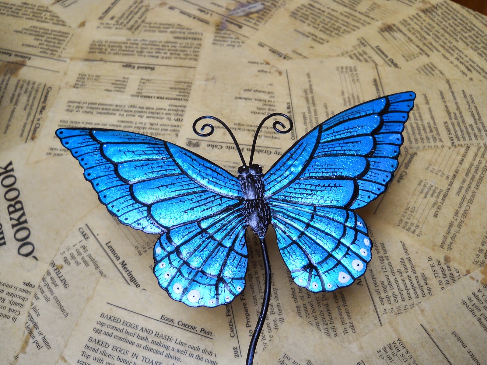 Make The Best of Things Repainted Dollar Store Butterflies