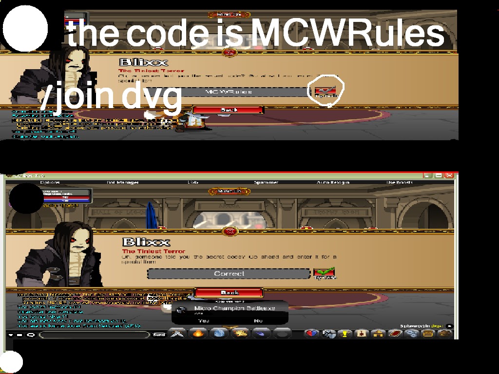 About half way there the miserable combat trophy farm begins : r/AQW