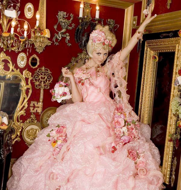 Pretty Wedding Dress with Pink Color ~ Just For Wedding